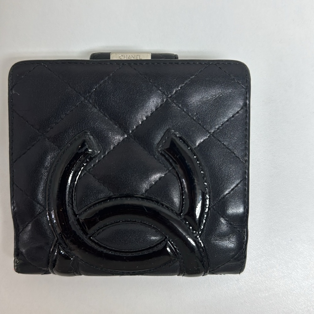 CHANEL lambskin Black Wallet